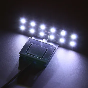 5 W LED su geçirmez akvaryum lamba balık tankı su bitkileri büyümek klip ışık
