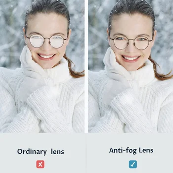 Anti sis lensi HD Reçete Optik Lensler Miyopi Hipermetrop Soğuk Açık Buğu Çözücü Gözlük Sisleme Gözlük Gözlük Okuma