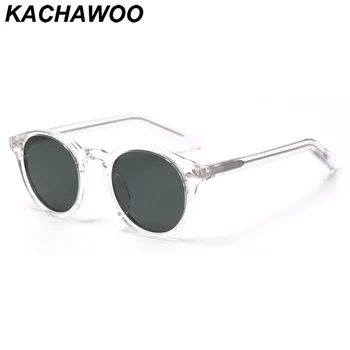 Kachawoo polarize güneş gözlüğü erkekler için kahverengi siyah TR90 yuvarlak güneş gözlüğü kadın seyahat tonları doğum günü hediyeleri 2021 Kore tarzı