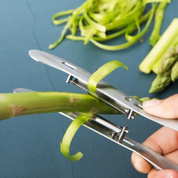Paslanmaz Çelik Kuşkonmaz Soyma Bıçağı Yam Soyma Bıçağı Salatalık Meyve Sebze Soyucu Mutfak Aracı